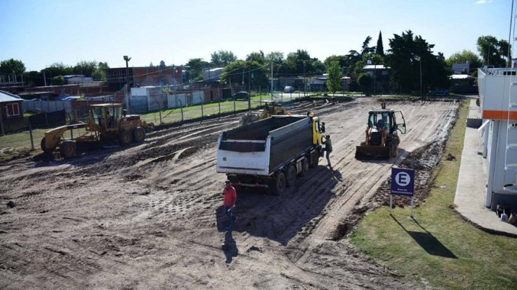 Avanzan los trabajos para construir el Hospital modular de Emergencia